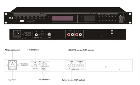 HONEYWELL X-MAP4P  DIGITAL AUDIO PLAYER 